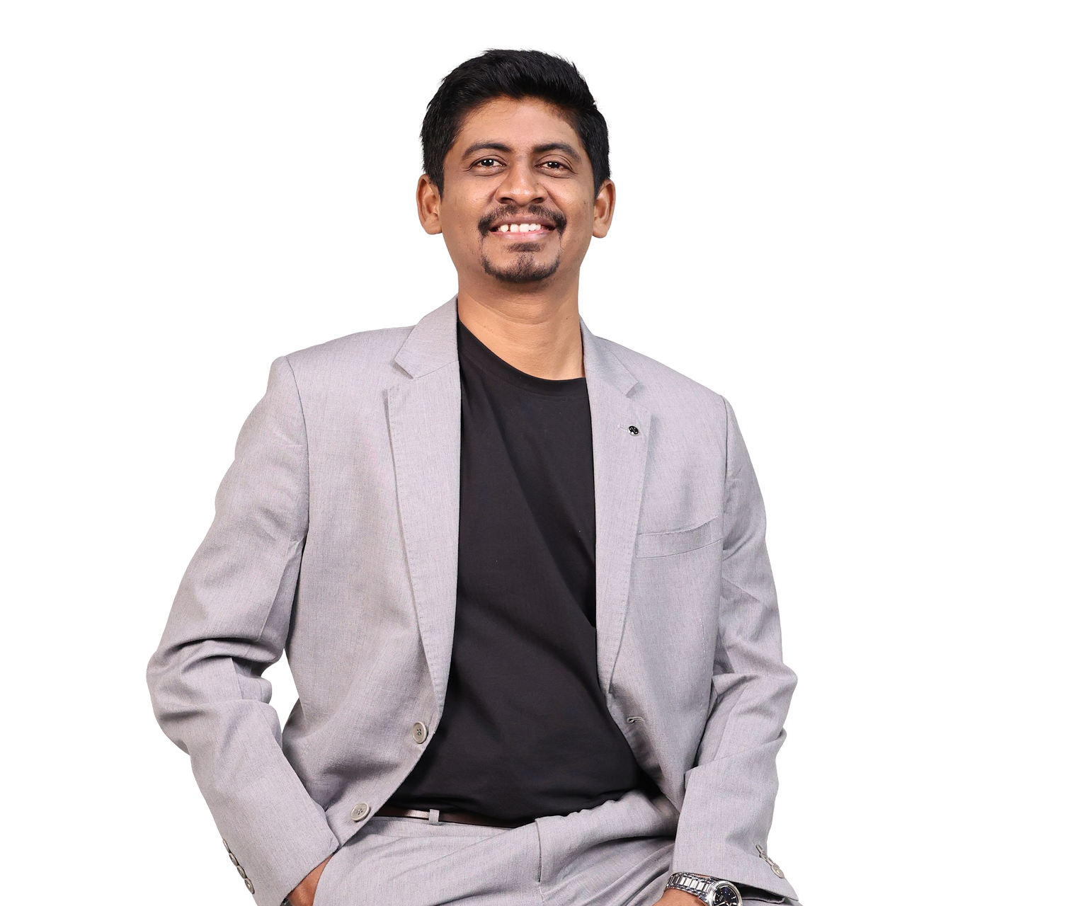 Portrait of Saachin Mane, Co-Founder of 1EV